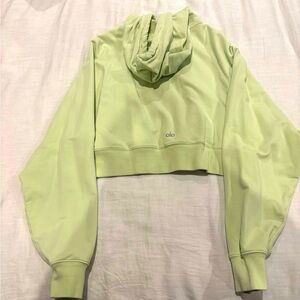 ALO cropped double take hoodie